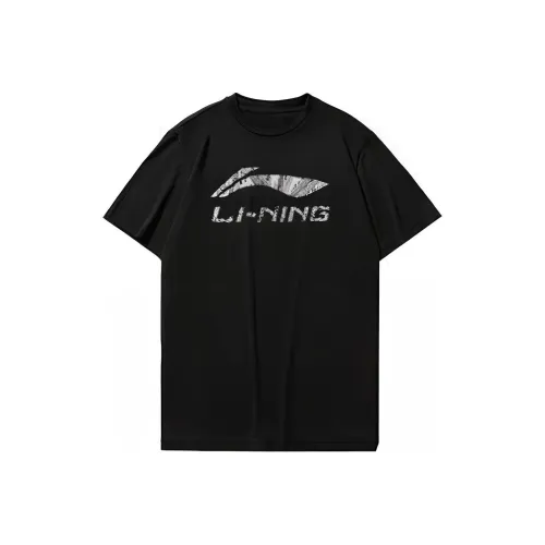 LINING Черная унисекс футболка