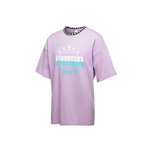 PUMA Diamond Supply Co Светло-фиолетовые Мужские T-рубашки