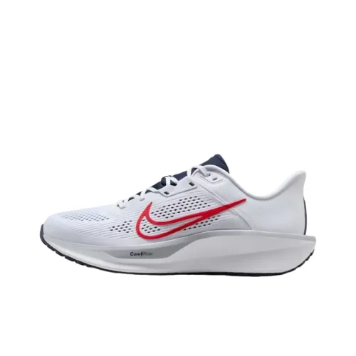 NIKE QUEST 6 Противоскользящий устойчивый к истиранию низкий топ резиновый повседневные беговые кроссовки мужской белый