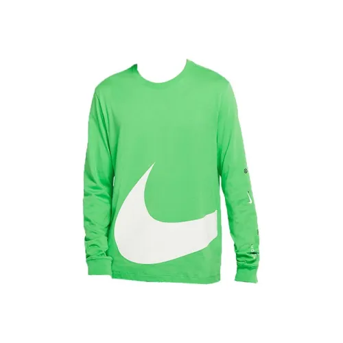 Nike Светло-зеленые Мужские T-рубашки