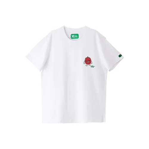 Corade Прямой крой T-рубашка Унисекс Белый