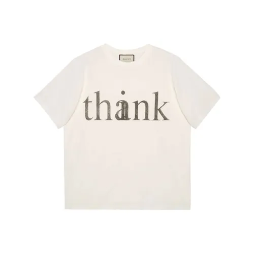 GUCCI Экрю Мужская T-рубашка