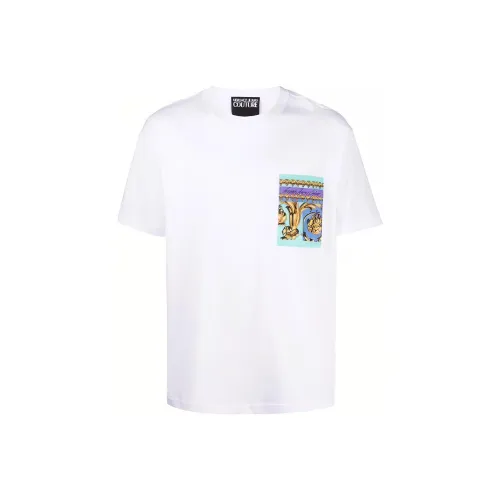 VERSACE JEANS COUTURE Белая Мужская Футболка