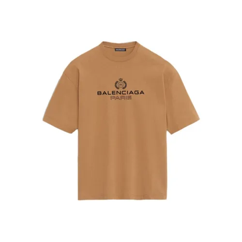 Balenciaga T-Shirt Regular Fit Men's Beige Yellow Бренд Balenciaga модель T-Shirt обычный крой мужской бежевый желтый