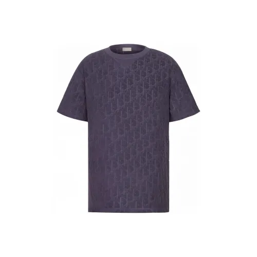 DIOR Quarterly New Products Фиолетовые Мужские T-Рубашки