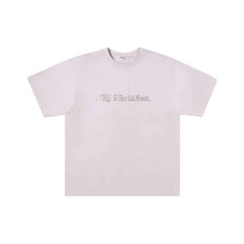 CANOTWAIT_ Сиреневый унисекс T-рубашки