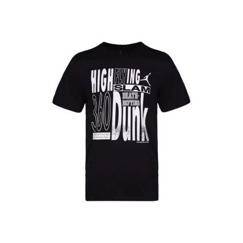 Джордан AIRTIST Series Черные Мужские T-Рубашки