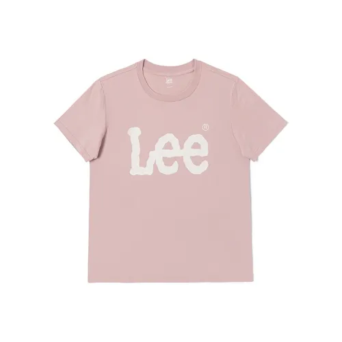 Мужская футболка Lee co-branded модели Грязно-розового цвета