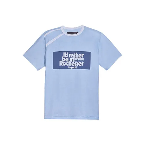 COACH Синий Белый Многоцветный Мужская T-Рубашка