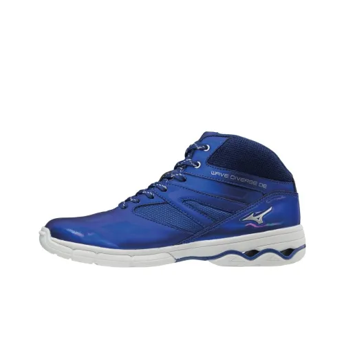 Mizuno Wave Diverse DE Баскетбольные кроссовки Высокий топ Синий Унисекс