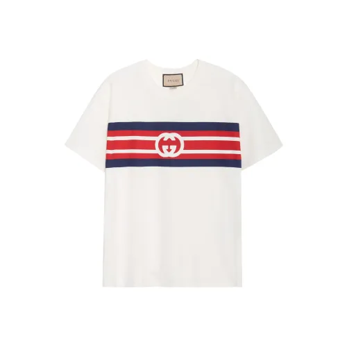 GUCCI Экрю Мужская T-рубашка