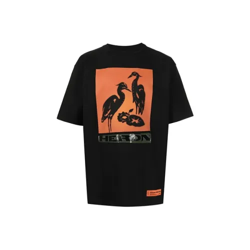 HERON PRESTON Черная Мужская Рубашка