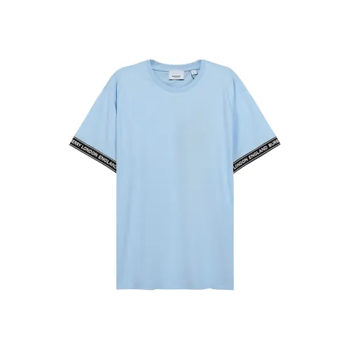 Burberry Светло-Синие Мужские T-Рубашки