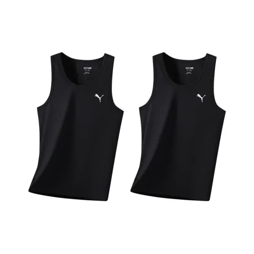 PUMA Майка Мужская 2 Пачки Черный