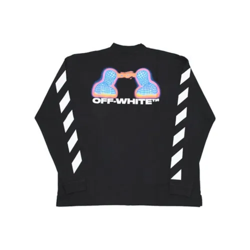Off Белый FW19 T Рубашка Мужская Черная