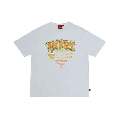 Dickies SS21 Прямой крой T-рубашка Унисекс Белый