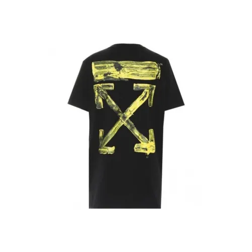 Off Белый SS19 T-Рубашка Мужская Черная