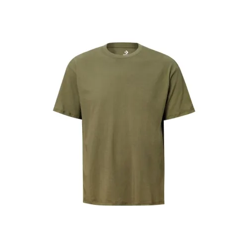 Конверс T-Shirt Унисекс Армейский Зеленый