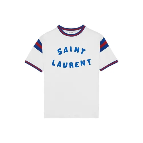 SAINT LAURENT T-рубашка мужская белая