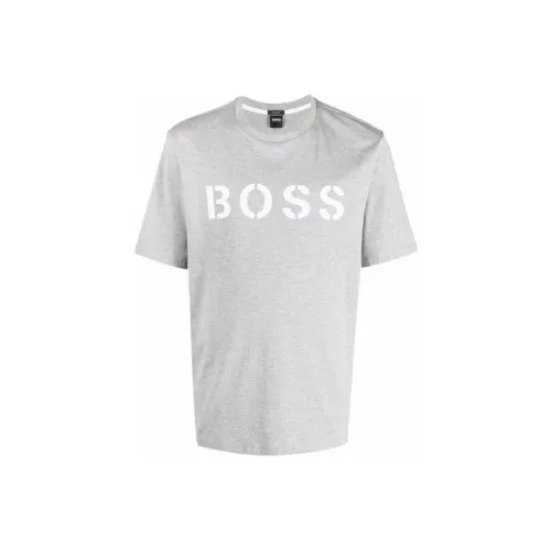 Hugo Boss SS22 T Рубашка Мужская Серого цвета