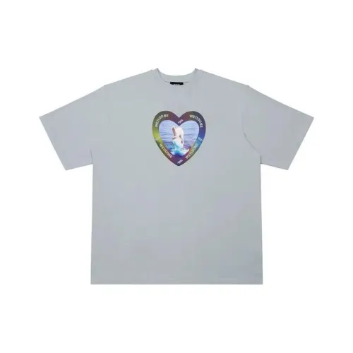 WE11DONE Слоновая кость Унисекс Футболка