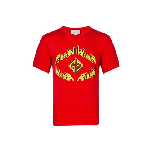 Gucci Red Мужская T-Рубашка