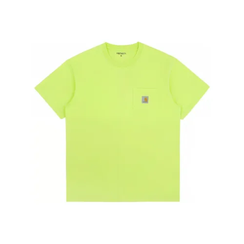 Carhartt WIP Неоновый Желтый Мужские T-Рубашки