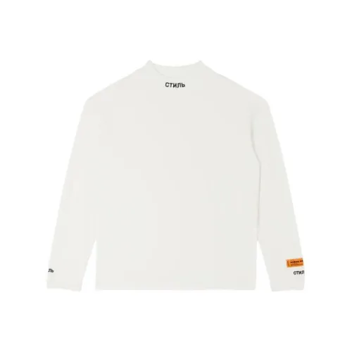 HERON PRESTON Белая Мужская T-Рубашка