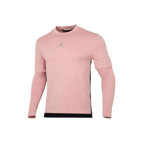 Джордан Розовый Серый Мужская Футболка