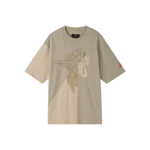 Джордан Travis Scott x Air Jordan Хаки Мужская T-рубашка