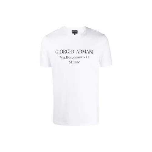 GIORGIO ARMANI Белая Мужская T-Рубашка