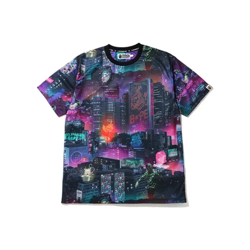 A BATHING APE Мужские черные футболки