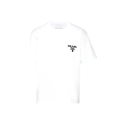 PRADA Белые Мужские T-рубашки