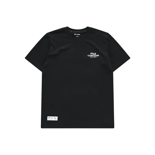 FILA FUSION T Рубашка Мужская Темно-Черная