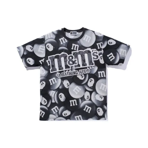 A BATHING APE BAPE BLACK Мужская T-рубашка