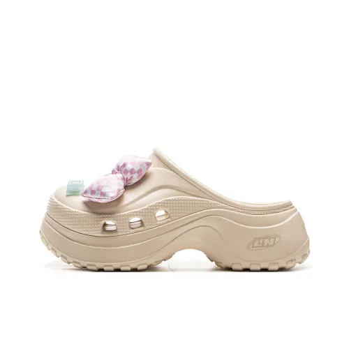 YINGXIONGLIANMENGYONGCHIPAIDUI x LINING Project* Сабо Женские Коричневый