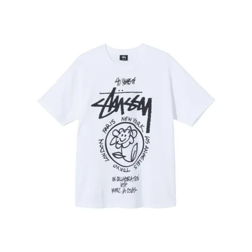 Stussy Белая Унисекс Футболка