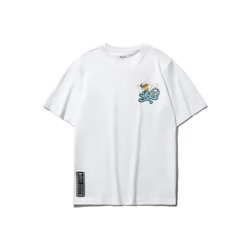 LINING Белая Унисекс Футболка