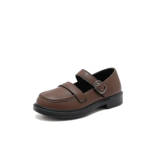 Warrior Cloud Sail Series Противоскользящий Анти-KICK Легкий Амортизирующий Низкий Верх Детская Кожа Обувь Коричневый Детский