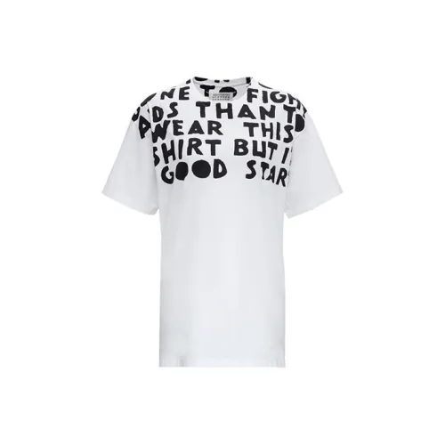 Maison Margiela Белая Мужская T-Рубашка