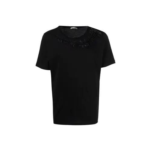 SAINT LAURENT SS22 T-Shirt Мужской Черный