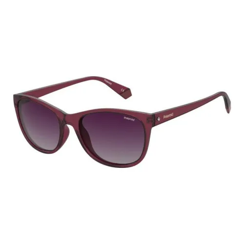 Polaroid Пластик Квадрат Солнцезащитные очки Женские Фиолетовый