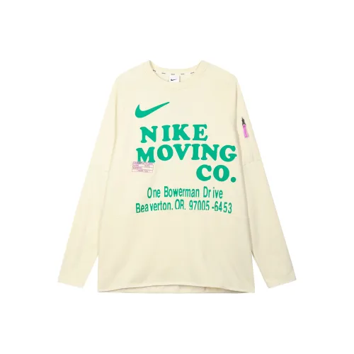 Nike Светло-желтые Мужские T-рубашки