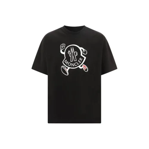 Moncler Черные Мужские T-рубашки