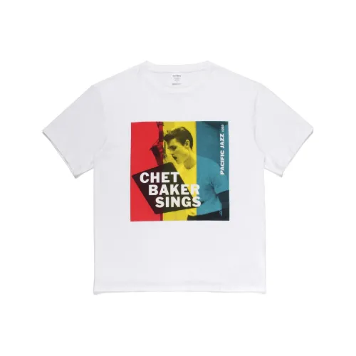 WACKO MARIA Wacko Maria X Chet Baker Collaboration Series Белая Унисекс Футболка