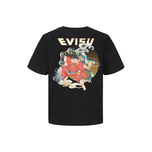 EVISU Мужские черные футболки