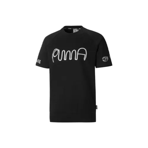 PUMA x MR DOODLE Коллаборация Черные Мужские T-рубашки