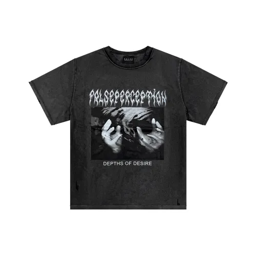 False Perception T-Shirt Унисекс Черный