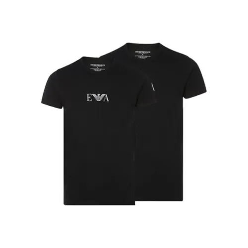 EMPORIO ARMANI 2 шт черный Мужские рубашки T
