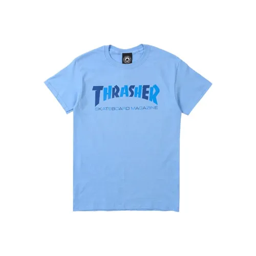Thrasher Синие Унисекс Футболки